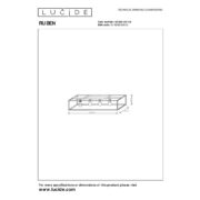 Lucide 00124/04/30 - RUBEN - mennyezeti lámpa
