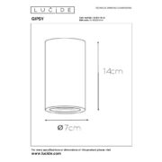 Lucide 35100/14/31 - GIPSY - mennyezeti lámpa