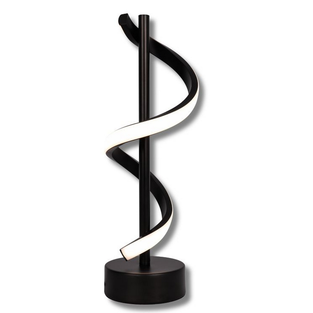 Vidik Lighting 23058 - SPIRALE NERA - asztali lámpa