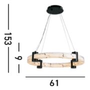 10868-1BK - függeszték