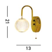 51481SB - fali lámpa