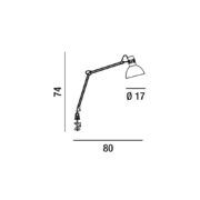 Perenz 4025 NOR ARC asztali lámpa